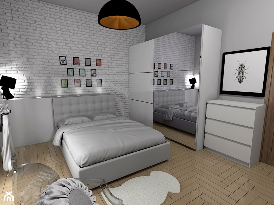 Sypialnia w bieli - zdjęcie od Shift plus Deco