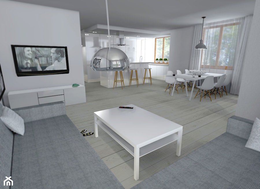 Minimalistyczne mieszkanie - zdjęcie od Shift plus Deco
