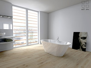 Minimalistyczna łazienka - zdjęcie od Shift plus Deco