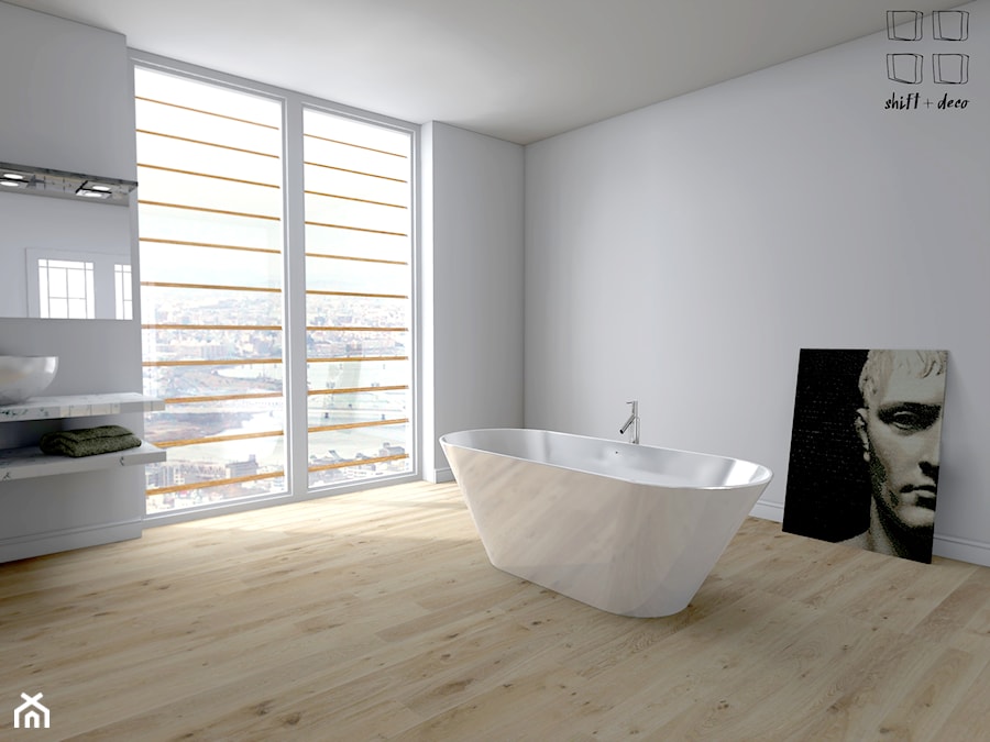 Minimalistyczna łazienka - zdjęcie od Shift plus Deco