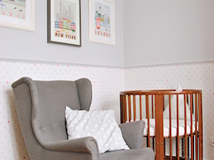 Helenka - Biały szary pokój dziecka dla niemowlaka dla chłopca dla dziewczynki, styl tradycyjny - zdjęcie od roomrebel