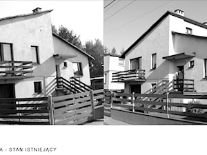 elewacja frontowa - stan instniejacy - zdjęcie od ŁUKASZ ŁADZIŃSKI ARCHITEKT