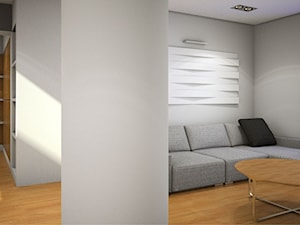 Salon, styl minimalistyczny - zdjęcie od ŁUKASZ ŁADZIŃSKI ARCHITEKT