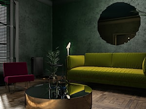 Apartament w Mediolianie - Średni salon, styl nowoczesny - zdjęcie od Wiktoria Ginter