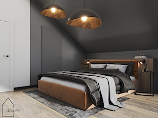 Przedstawiamy projekt sypialni 🛏️ w ciemniejszej kolorystyce 🖤