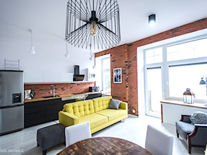 Mieszkanie w stylu industrialnym 50m2 - Kuchnia, styl industrialny - zdjęcie od PASJA Do Wnętrz