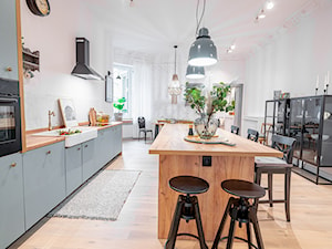 Mieszkanie w kamienicy 100 m2 - Kuchnia, styl nowoczesny - zdjęcie od PASJA Do Wnętrz