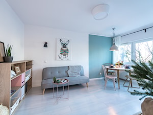Mieszkanie w stylu skandynawskim 36 m2 - Salon, styl skandynawski - zdjęcie od PASJA Do Wnętrz