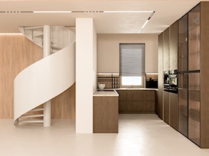 Mieszkanie z antresolą - Kuchnia, styl minimalistyczny - zdjęcie od Famano Interiors