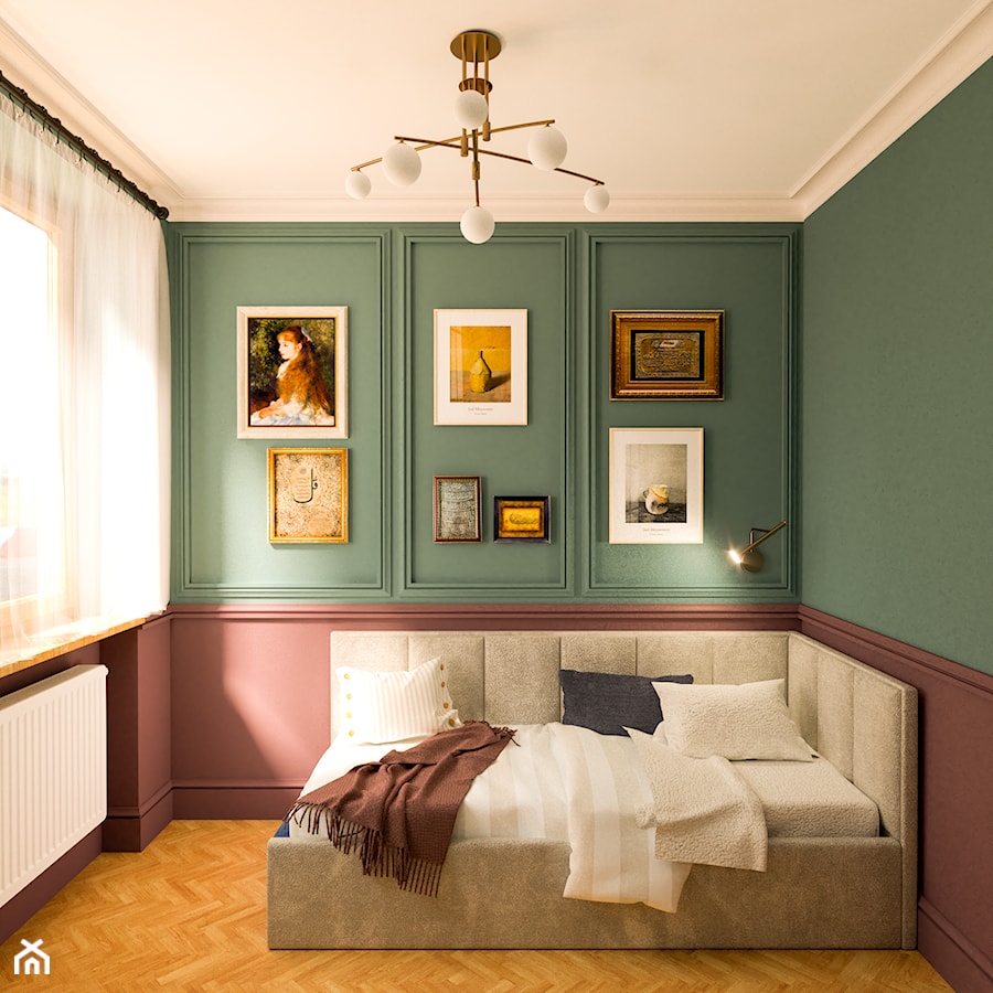 Mieszkanie w krakowskiej kamienicy - Sypialnia, styl tradycyjny - zdjęcie od Famano Interiors