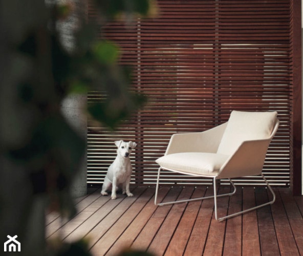 new york outdoor - Średni z podłogą z desek taras, styl minimalistyczny - zdjęcie od Saba Italia