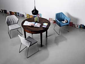 New York Chair - Średnia szara jadalnia jako osobne pomieszczenie - zdjęcie od Saba Italia