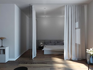 MIESZKANIE_POZNAŃ_42mkw - Salon, styl minimalistyczny - zdjęcie od Monika Skowrońska Architekt Wnętrz