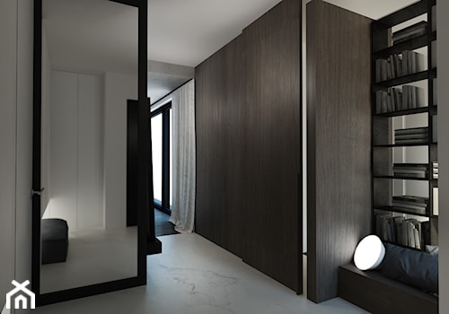 Projekt wnętrz domu_120mkw - Hol / przedpokój, styl minimalistyczny - zdjęcie od Monika Skowrońska Architekt Wnętrz