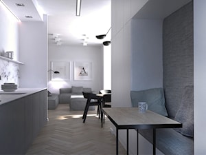 MIESZKANIE _ WARZELNIA / POZNAŃ _ 80mkw - Kuchnia, styl minimalistyczny - zdjęcie od Monika Skowrońska Architekt Wnętrz