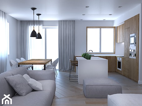 Aranżacje wnętrz - Jadalnia: APARTAMENT _ BYDGOSZCZ _ 130mkw - Średnia biała jadalnia w salonie, styl minimalistyczny - Monika Skowrońska Architekt Wnętrz. Przeglądaj, dodawaj i zapisuj najlepsze zdjęcia, pomysły i inspiracje designerskie. W bazie mamy już prawie milion fotografii!