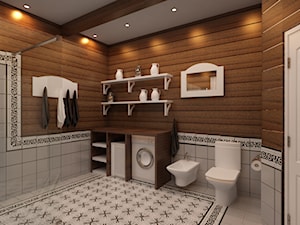 Projekt łazienki - Łazienka, styl tradycyjny - zdjęcie od ArchD Biuro projektowe