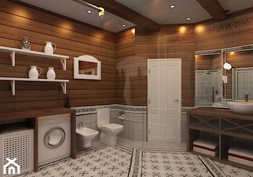 Projekt łazienki - Łazienka, styl tradycyjny - zdjęcie od ArchD Biuro projektowe