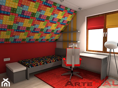 Aranżacje wnętrz - Pokój dziecka: Pokój LEGO - Projektowanie Wnętrz ArteHAUS. Przeglądaj, dodawaj i zapisuj najlepsze zdjęcia, pomysły i inspiracje designerskie. W bazie mamy już prawie milion fotografii!