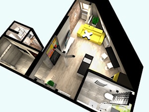 Rzuty Mieszkań Plany 3D - zdjęcie od Projektowanie Wnętrz ArteHAUS