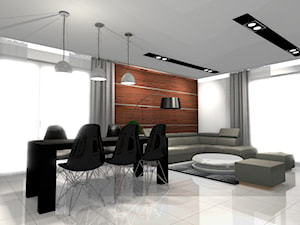 Projekt salonu 22zł za m2 - zdjęcie od Projektowanie Wnętrz ArteHAUS