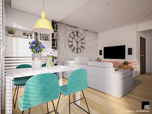 Mieszkanie M Lokum - Salon, styl nowoczesny - zdjęcie od FRS ARCHITEKCI