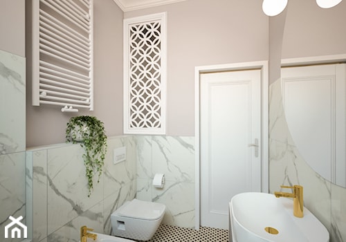 Mieszkanie w Kamienicy na wynajem - Średnia łazienka, styl glamour - zdjęcie od FRS ARCHITEKCI
