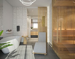 Łazienka z sauną - zdjęcie od FRS ARCHITEKCI - Homebook