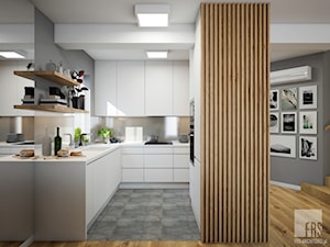 Nowoczesny dom z betonem - Kuchnia, styl nowoczesny - zdjęcie od FRS ARCHITEKCI
