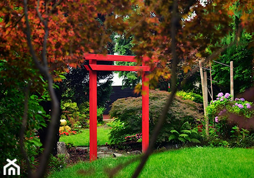 Pergola ogrodowa, styl japoński, Wrocław - zdjęcie od DB Garden