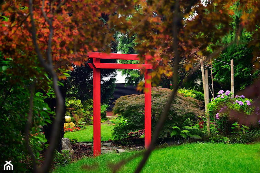 Pergola ogrodowa, styl japoński, Wrocław - zdjęcie od DB Garden