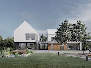 Projekt willi nad jeziorem - zdjęcie od AMJ studio - biuro architektoniczne