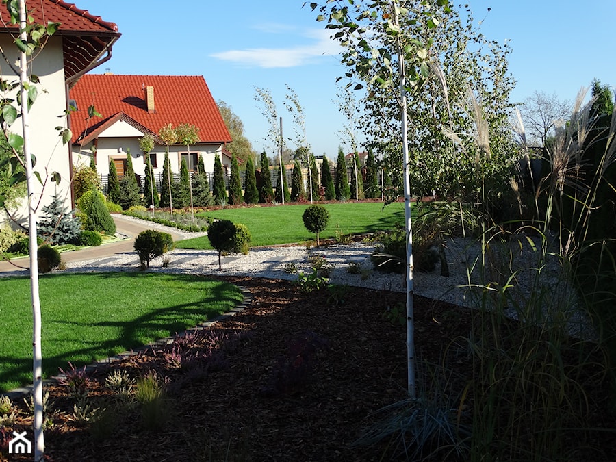 Brzozowy zakątek - Duży ogród za domem - zdjęcie od Angelika Murek