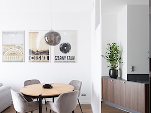 Męskie sprawy - Apartament w Warszawie - Jadalnia, styl nowoczesny - zdjęcie od IDEALS . Marta Jaślan Interiors