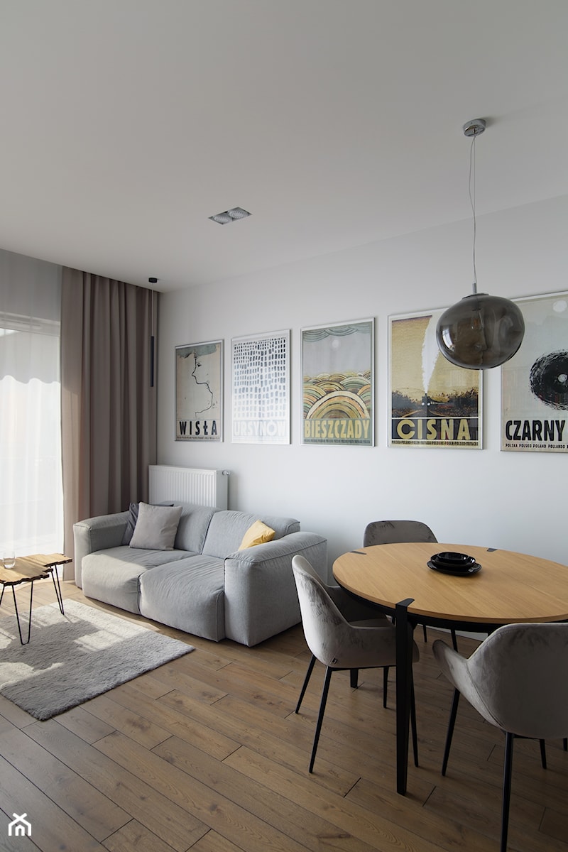 Męskie sprawy - Apartament w Warszawie - Salon, styl nowoczesny - zdjęcie od IDEALS . Marta Jaślan Interiors