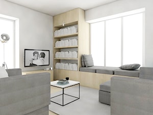 casual interior / 1 - Salon, styl minimalistyczny - zdjęcie od casual interiors