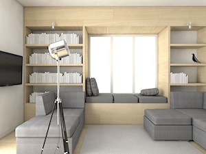 casual interior / 1 - Salon, styl minimalistyczny - zdjęcie od casual interiors