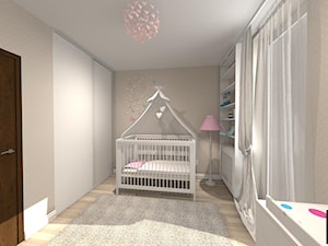 Pokój Adeli - Średni szary pokój dziecka dla nastolatka dla dziewczynki - zdjęcie od Studio FORMAT HOME