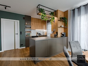 Funkcjonalna kuchnia z wyspą - Kuchnia, styl nowoczesny - zdjęcie od Studio FORMAT HOME