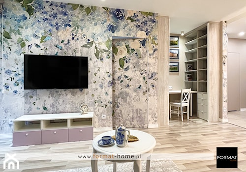 Klimatyczne mieszkanie w stylu prowansalskim - Salon, styl prowansalski - zdjęcie od Studio FORMAT HOME