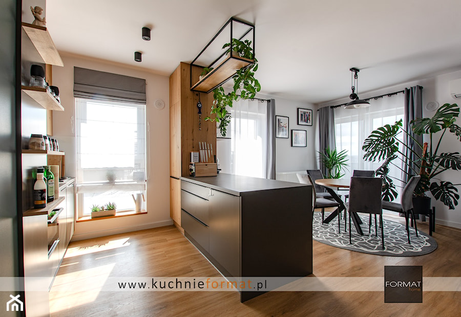 Funkcjonalna kuchnia z wyspą - Kuchnia, styl nowoczesny - zdjęcie od Studio FORMAT HOME