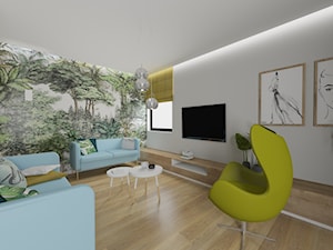 Apartament na Prądniku Czerwonym - Salon, styl nowoczesny - zdjęcie od Studio FORMAT HOME