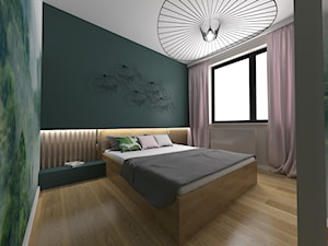 Sypialnia w butelkowej zieleni - Sypialnia, styl tradycyjny - zdjęcie od Studio FORMAT HOME