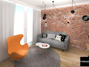 Mieszkanie dla singla - Salon, styl nowoczesny - zdjęcie od Studio FORMAT HOME
