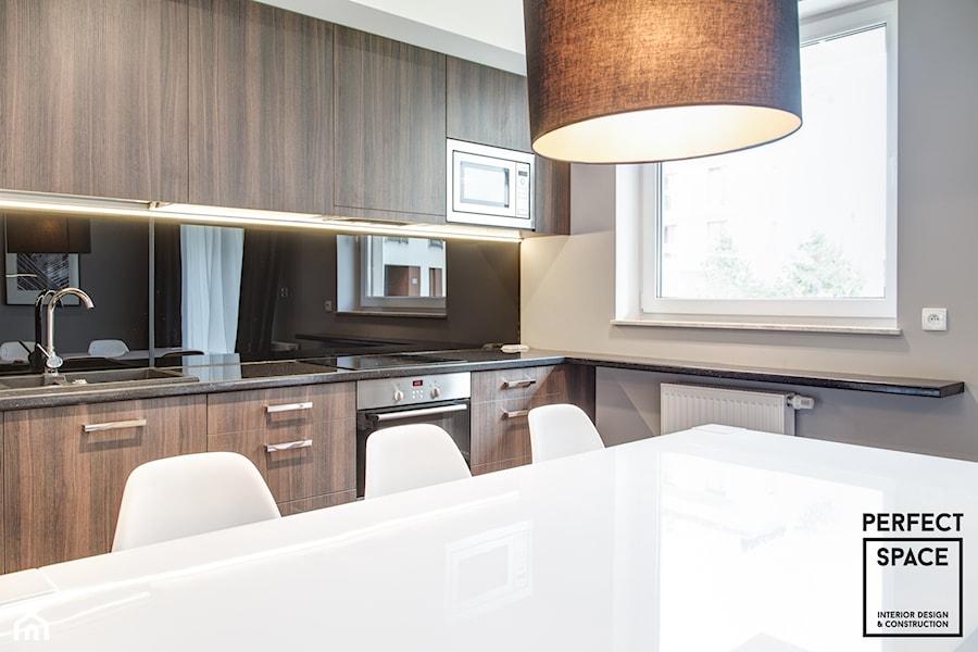 Dark Chocolate / 71m, standard BOLD - Kuchnia, styl minimalistyczny - zdjęcie od Perfect Space Interior Design & Construction
