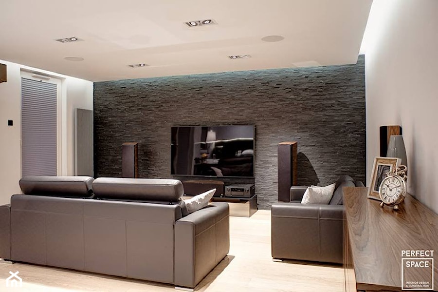 Szach Mat - Awangardowe lokum o powierzchni 120m2 - Salon - zdjęcie od Perfect Space Interior Design & Construction