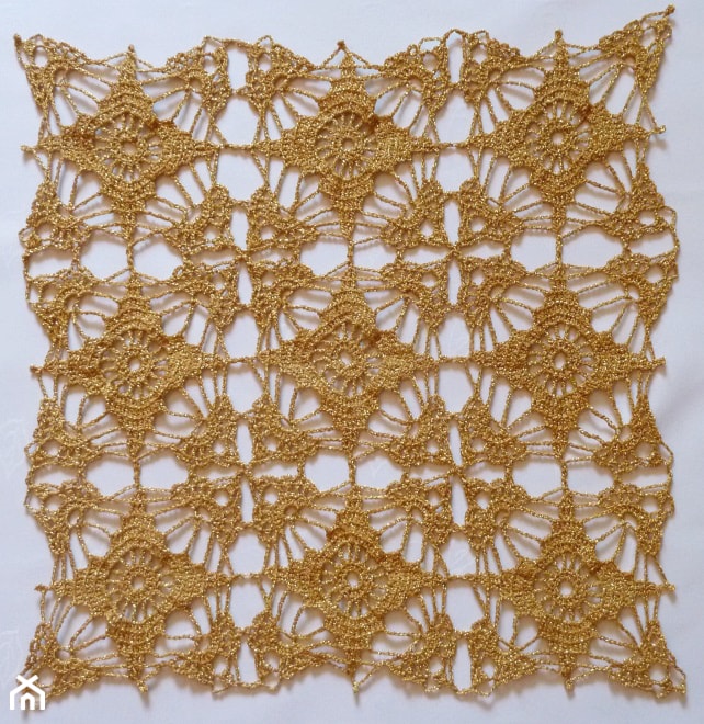 Serweta złota z elementów - zdjęcie od Manufaktura Rękodzieła