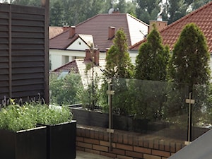 Ogród prywatny w Wilanowie-taras - zdjęcie od Flo-Art Architektura Krajobrazu