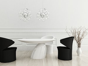 Minimalizm - biel i szarości - Wnętrza publiczne, styl minimalistyczny - zdjęcie od Magnat Magia Szlachetnych Barw