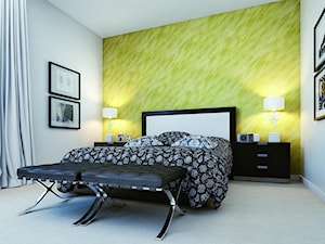 Aranżacje - Średnia sypialnia, styl minimalistyczny - zdjęcie od Magnat Magia Szlachetnych Barw